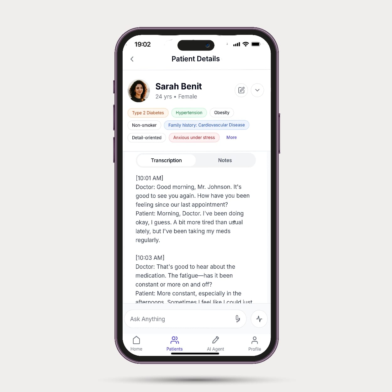 Isa AI Assistant Interface